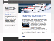 Tablet Screenshot of mobil-boat-fuel.com